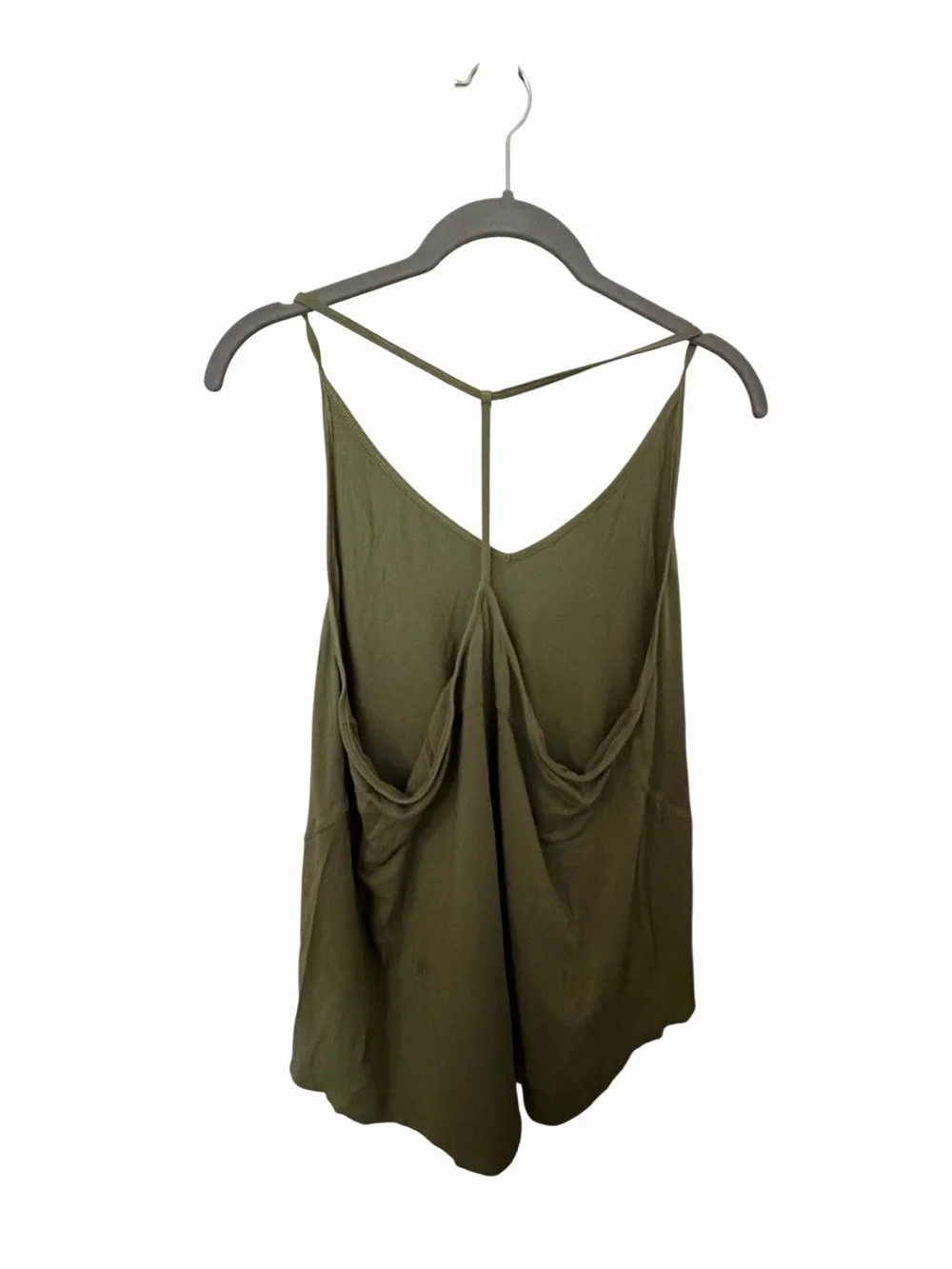 lululemon athletica Olive Green V-Neck T-Back Camisole